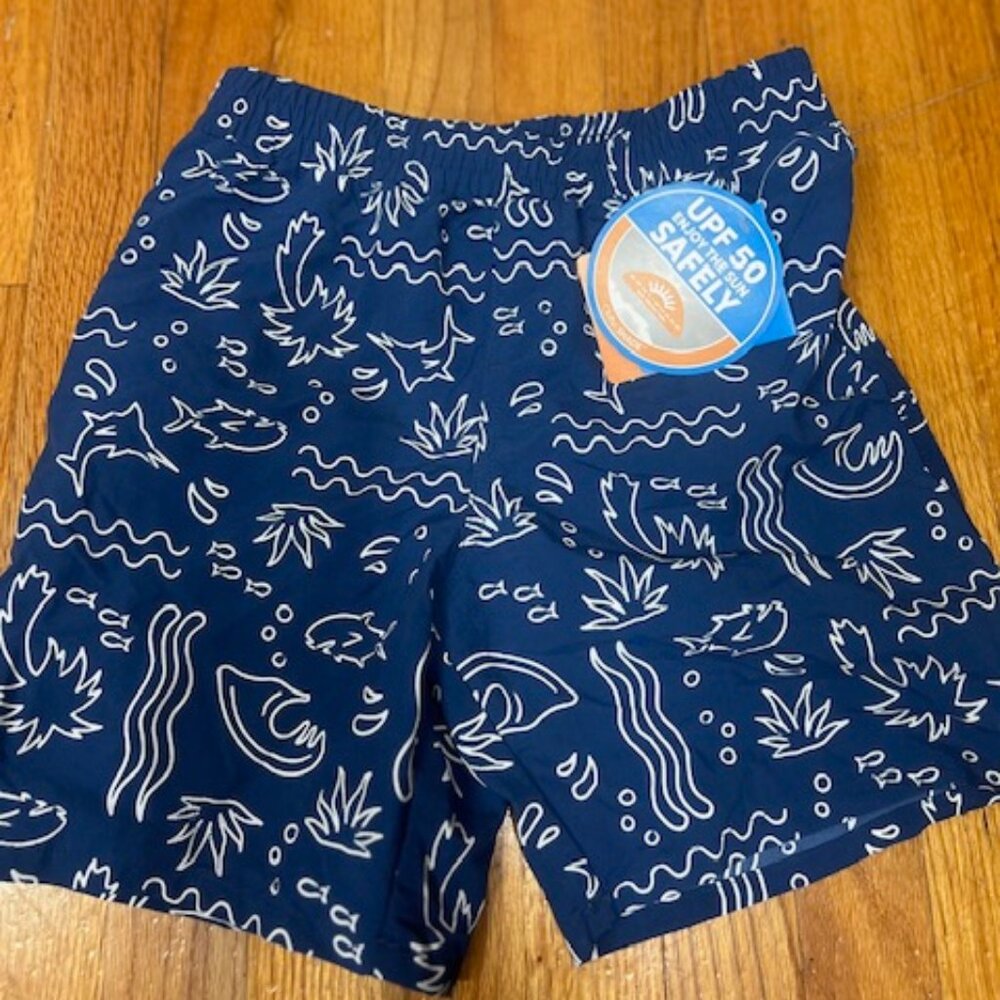 NWT Columbia Youth Super Backcast Short- Carbon  Marlin Shores - Picture 2 of 2